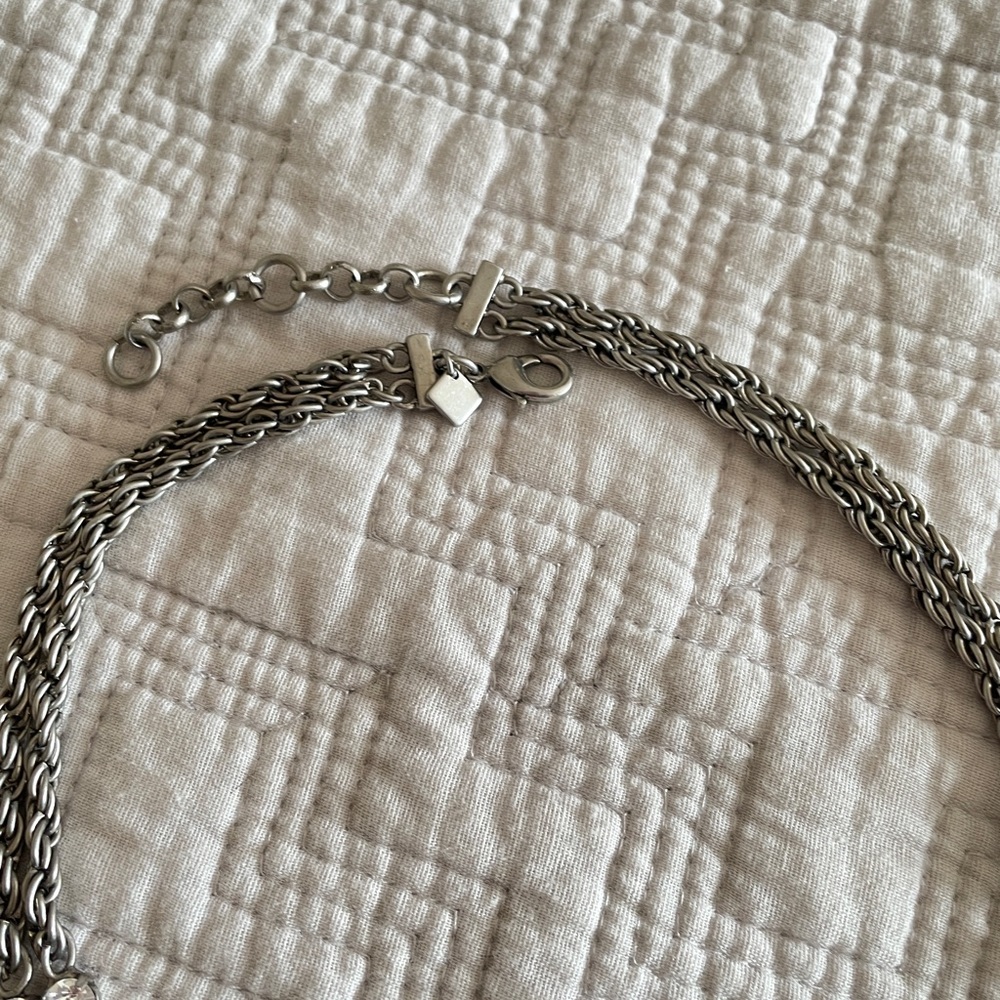 Vintage Rhinestone statement Necklace - Picture 8 of 10